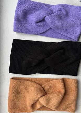 Повязка на голову з ангори