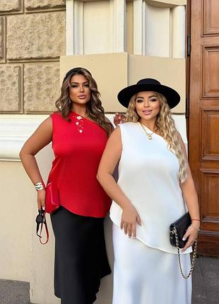 Асимметричный топ с открытым плечом