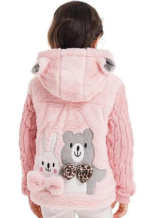 Теплая кофта-куртка на девочку 2