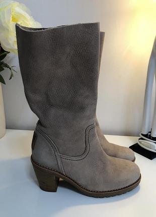 Чоботи ковбойки демісезонні нубукові 38 р