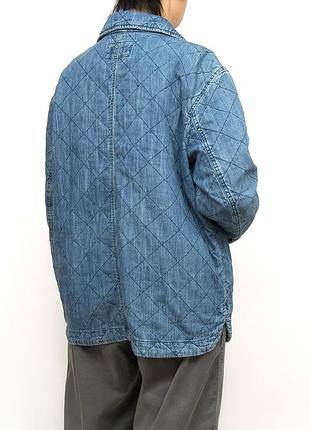 Куртка стеганая джинсовая, фуфайка marks & spencer.