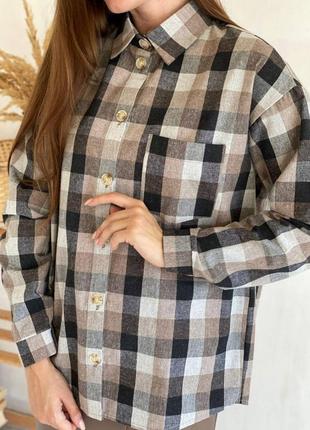 Рубашка в клетку "атланта"