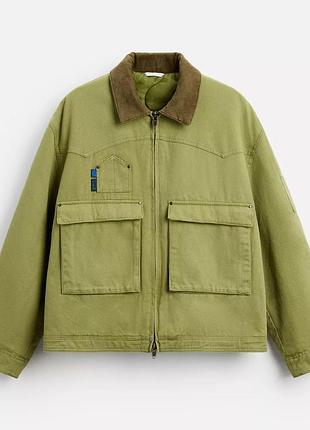 Чоловічий бомбер куртка  zara нова розмір с