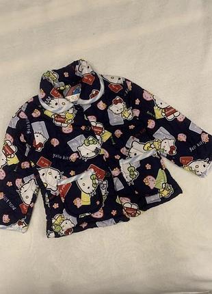 Тепла толстовка hello kitty для дівчинки 3-4 років на синтапоні