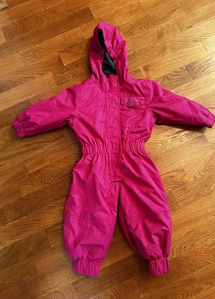 Осінній комбінезон рожевий