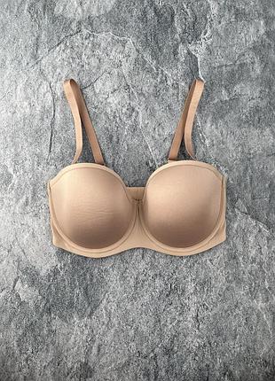 Бюстгальтер балконет thirdlove classic strapless bra, 🇺🇸 usa бежевий