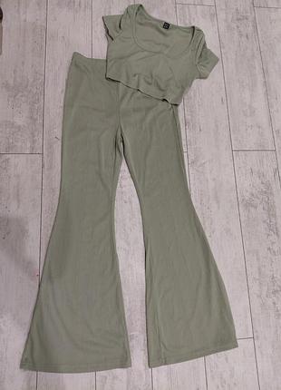 Костюм штаны топ женский м размер