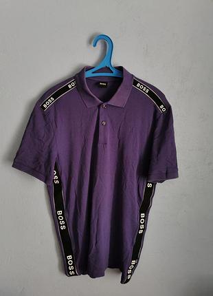 Hugo boss поло з лампасами