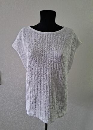 Эластичная качественная футболка/ блуза m&amp;s, р.48