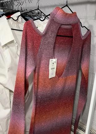 Платье вязаное bershka