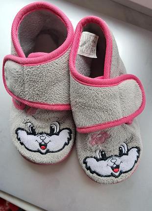 Тапочки комнатные для девочки 22 размер