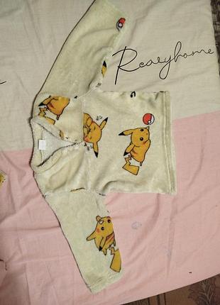 Пижама детская пикачу размер 86