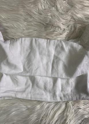 Лляний топ oysho s