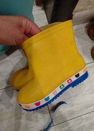 Резиновые сапоги детские 27/28р