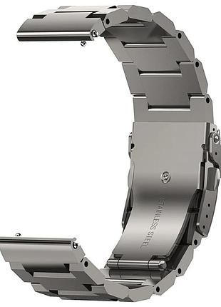 Ремешок стальной для часов kospet tank t2 и kospet tank m2 (22*267мм, silver)-lvr