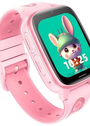 Смарт часы-телефон детские wonlex ct23 original с видеозвонком wi-fi gps sim-карта (pink)-lvr