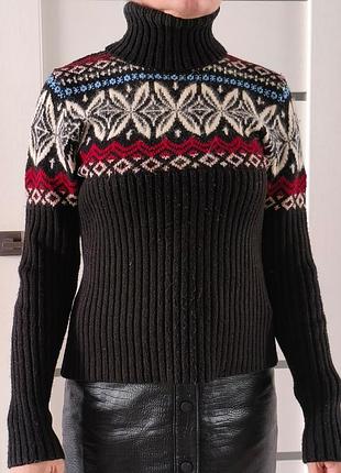 Теплый зимний женский свитер, размер с -м