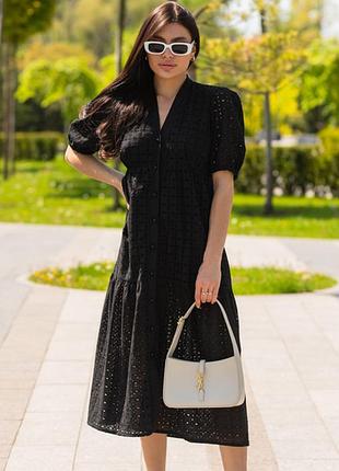 Чорне красиве та оригінальне платтячко