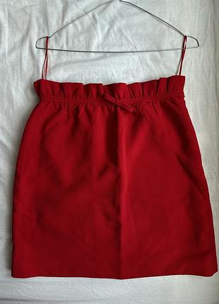 Червона спідниця miu miu розмір s