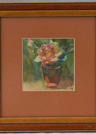 Картина з підписом художника "троянда".  (1758)