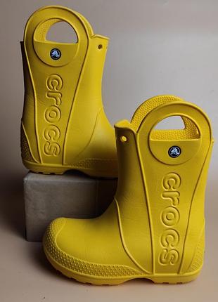 Чоботи сапожки crocs с13.
размер 30 длина стельки 19 см.