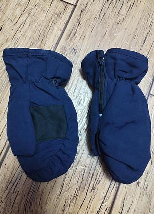 Термо перчатки, краги зимние, водоотталкивающие на 3-4 года