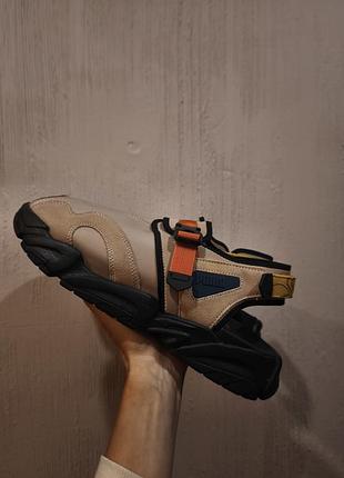 Сандалі босоніжки пума чоловічі puma ts-01 retro black   390748