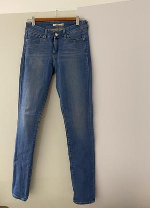 Джинсы levi's skinny 711 w28l32