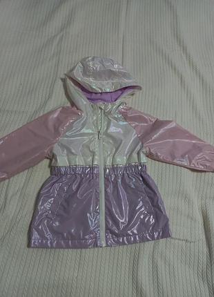Курточка ветровка для девочки 2 года