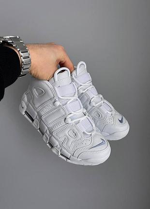 Кроссовки nike air more uptempo triple white dh9719-100 — купить в