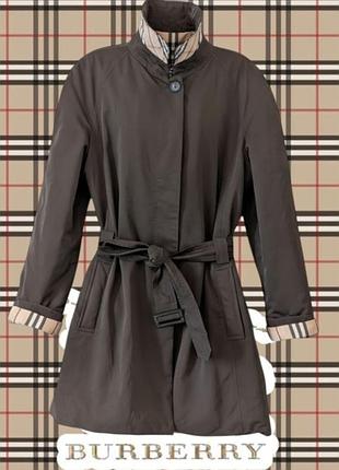 Женский утепленный тренч парка burberry