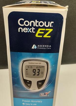 Глюкометр, измеритель сахара в крови contour next ez