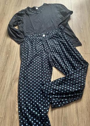 Трикотажна піжама великого розміру