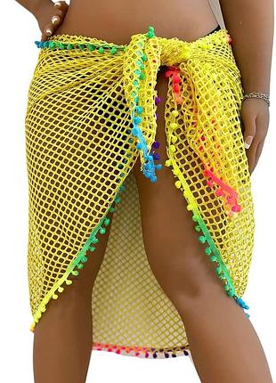 Купальник - саронг пляжная юбка бандаж