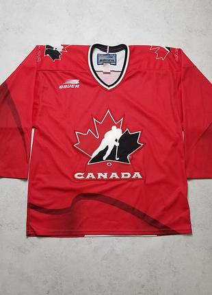 Хокейка vintage 90s olympic team canada bauer authentic hockey #22 jersey
