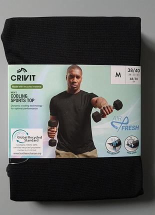 Мужская легкая спортивная футболка crivit германия, р. м 48/50