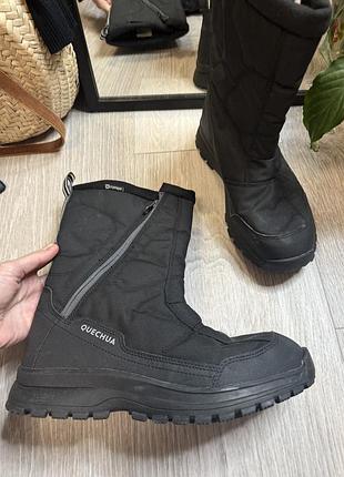 Чоботи зимові чоловічі quechua u-warm водонепроникні, чорні