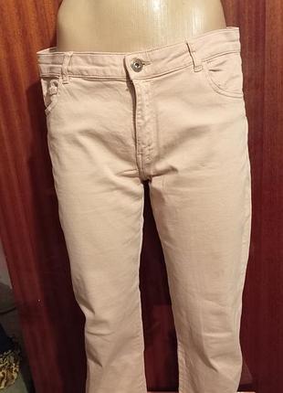 Розовые джинсы скинни размер м