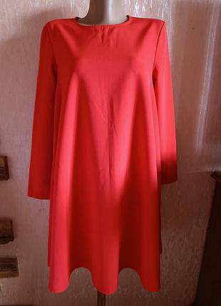 Платье кораллового цвета mohito
