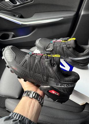 Salomon speedcross 4 black silver 2