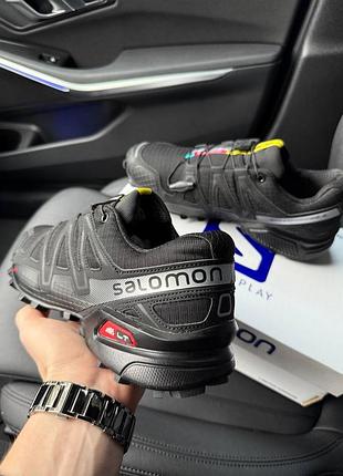 Salomon speedcross 4 black silver 3