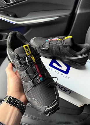 Salomon speedcross 4 black silver 4
