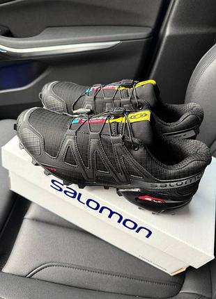 Salomon speedcross 4 black silver 9