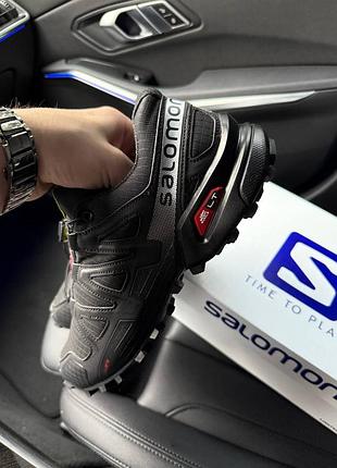Salomon speedcross 4 black silver 6