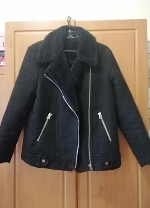 Дубленка h&m divided xs-s