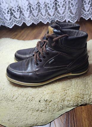 Мужские кожаные ботинки fretz (swiss made)