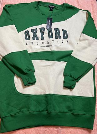 Удлиненный свитшот, свитшот платья на утеплении.