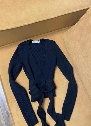 Кофта в рубчик zara 3
