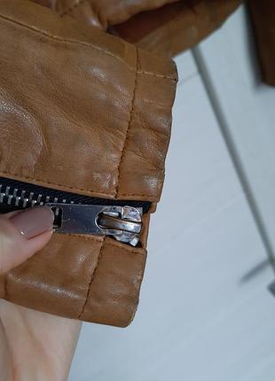 Шкіряна куртка косуха pull&bear m 8