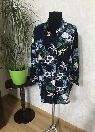 Кольорова натуральна блуза